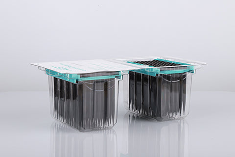 NEST Robotic Tips for Tecan, Conductive, Sterile, 96*2 blister/pk, 2304/cs