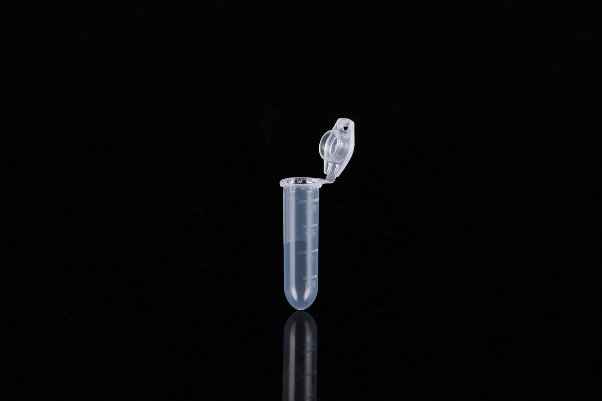NEST 0.6 mL, 1.5 mL, 2 mL, 5 mL Microcentrifuge Tube, Clear, Sterile, Conical or round, Lock Cap