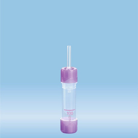 Microvette 100 K3 EDTA, 100 ¬µl, cap violet, flat base, 100 Piece(s)