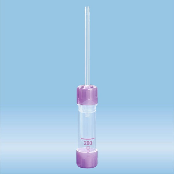 Microvette 200 K3 EDTA, 200 ¬µl, cap violet, flat base, 100 Piece(s)