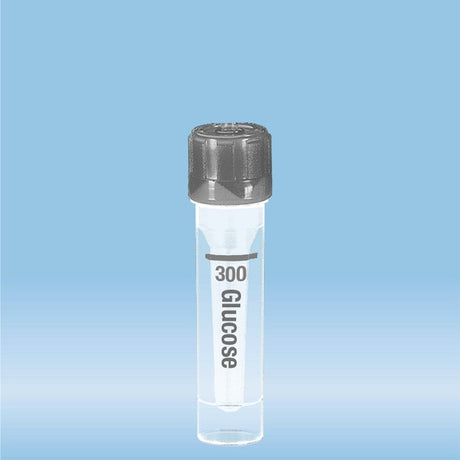 Microvette 300 Fluoride/heparin, 300 ¬µl, cap grey, flat base, 100 Piece(s)
