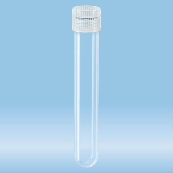 Screw cap tube, 13 ml,  101 x 16 mm, PP, 500 Piece(s)