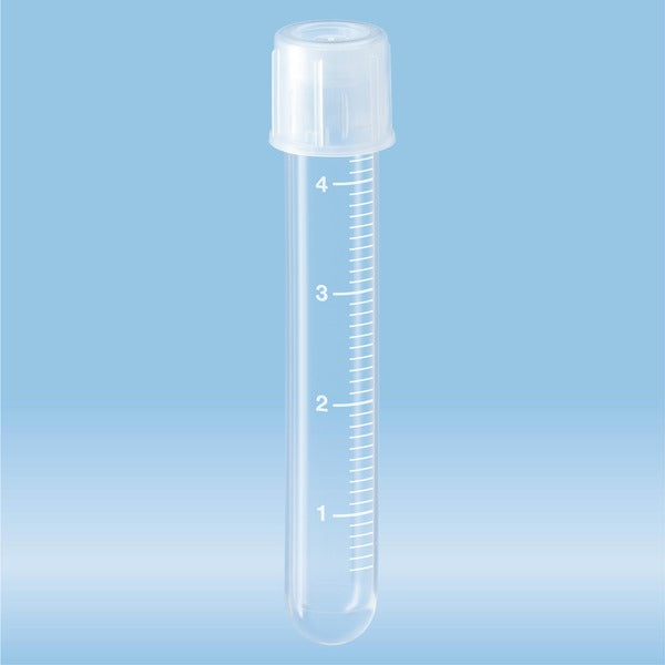 Tube, 5 ml,  75 x 12 mm, PP, with print, 100 Piece(s)