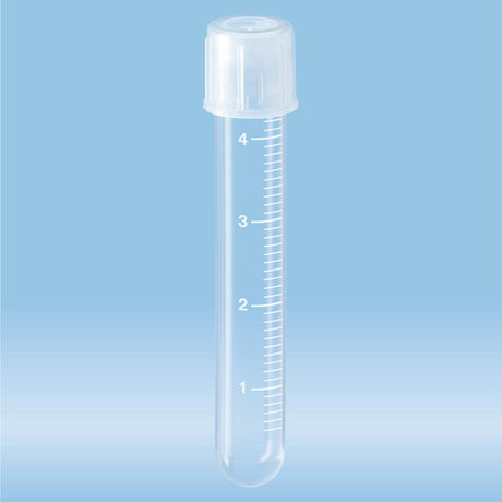 Tube, 5 ml,  75 x 12 mm, PP, with print, 100 Piece(s)