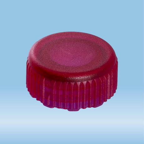 Screw cap, red, sterile, suitable for screw cap micro tubes, 500 Piece(s)