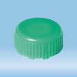 Screw cap, green, sterile, suitable for screw cap micro tubes, 500 Piece(s)