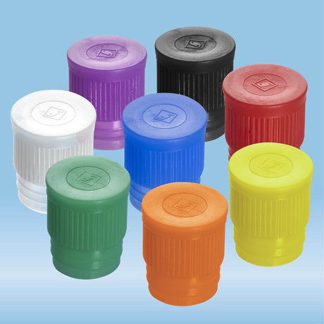 Push cap, colour mix, suitable for tubes  16-17 mm, 1000 Piece(s)