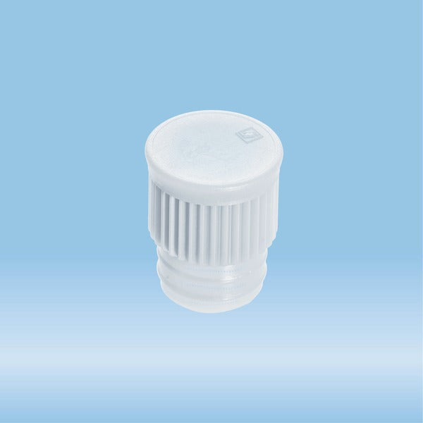 Push cap, transparent, suitable for tubes  15.7 mm, 1000 Piece(s)