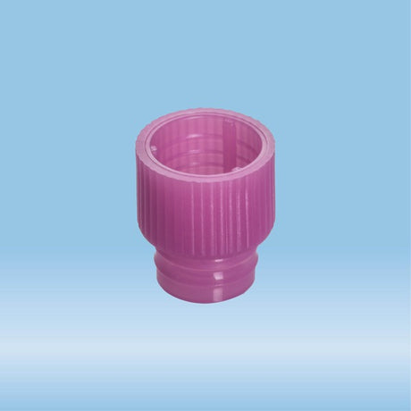 Push cap, pink, suitable for tubes  12 mm, 1000 Piece(s)