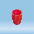 Push cap, red, suitable for tubes  12 mm, 1000 Piece(s)
