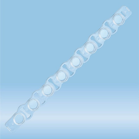 PCR strip of lids, PCR Performance Tested, PP, highly transparent, flat cap, 120 Piece(s)