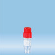 CryoPure tubes, 1.2 ml, QuickSeal screw cap, red, 500 Piece(s)