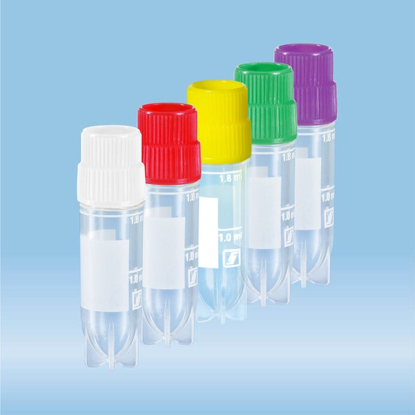 CryoPure tubes, 2 ml, QuickSeal screw cap, colour mix, 500 Piece(s)