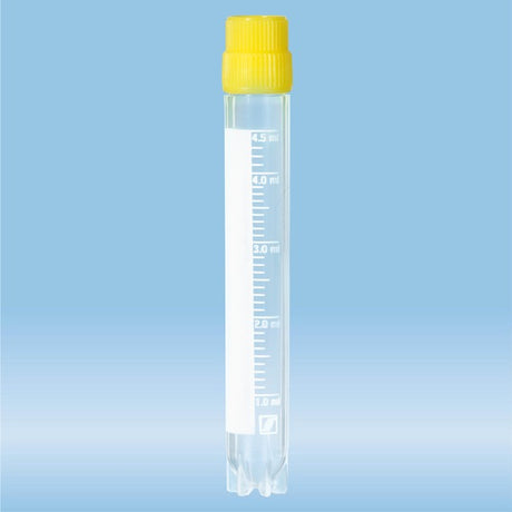 CryoPure tubes, 5 ml, QuickSeal screw cap, yellow, 500 Piece(s)