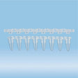 PCR strip of 8, 100 ¬µl, PCR Performance Tested, transparent, PP, flat cap, 250 Piece(s)