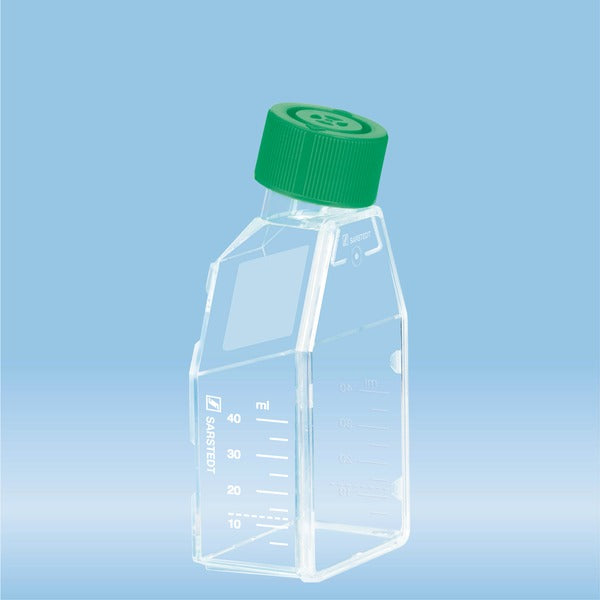 Cell culture flask, T-25, surface: Suspension, 2-position screw cap, 300 Piece(s)