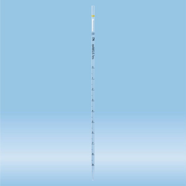 Serological pipette, with tip, plugged, 1 ml, sterile, non-pyrogenic/endotoxin-free, non-cytotoxic,, 1000 Piece(s)
