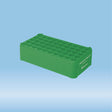 S-Monovette rack D13,  opening: 13 mm, 5 x 10, green, 1 Piece(s)