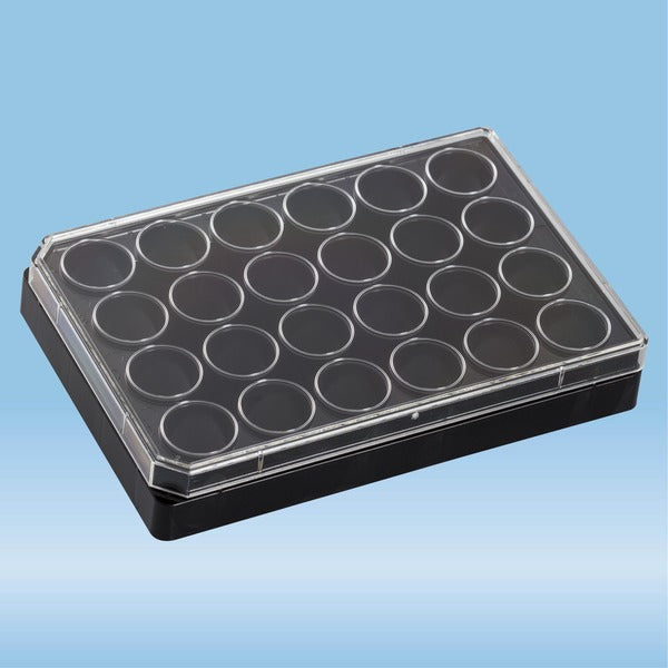 lumox multiwell, Cell culture plate, with foil base, 24 well, 4 Piece(s)