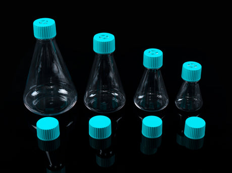 NEST PETG Erlenmeyer Flask, Flat base, Plug Seal Cap, Sterile,1/pk