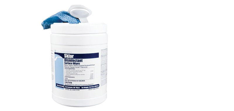 Disinfectant Surface Wipes, 100 wipes/canister