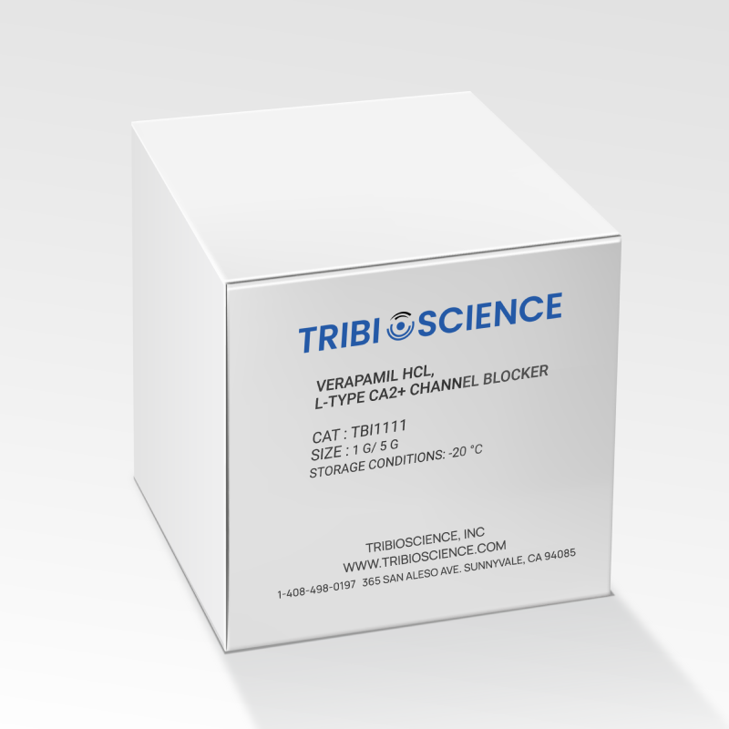 Verapamil HCl, L-type Ca2+ channel blocker (TBI1111)