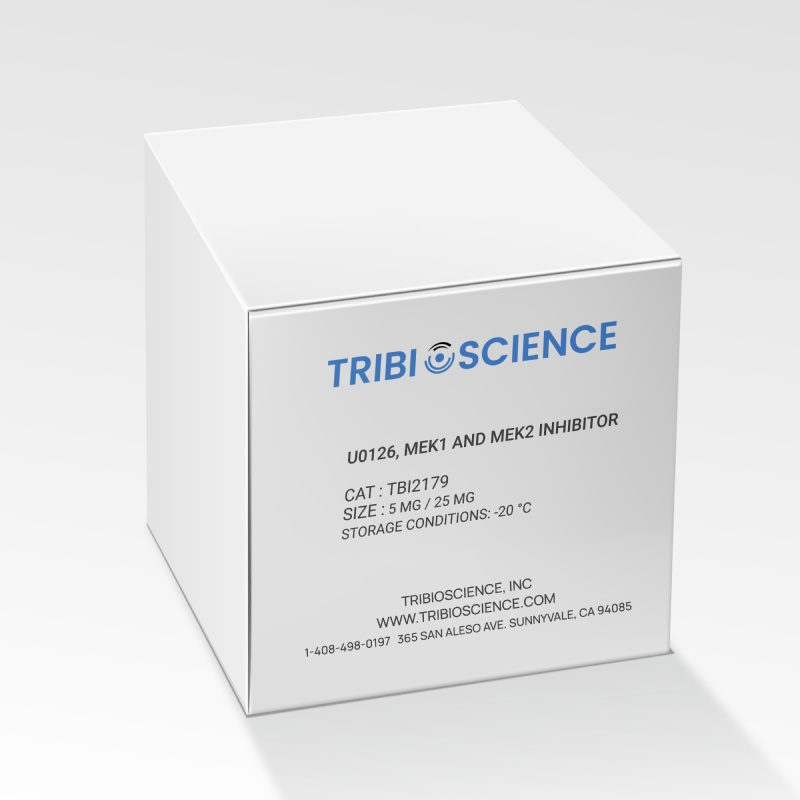U0126, MEK1 and MEK2 inhibitor (TBI2179)
