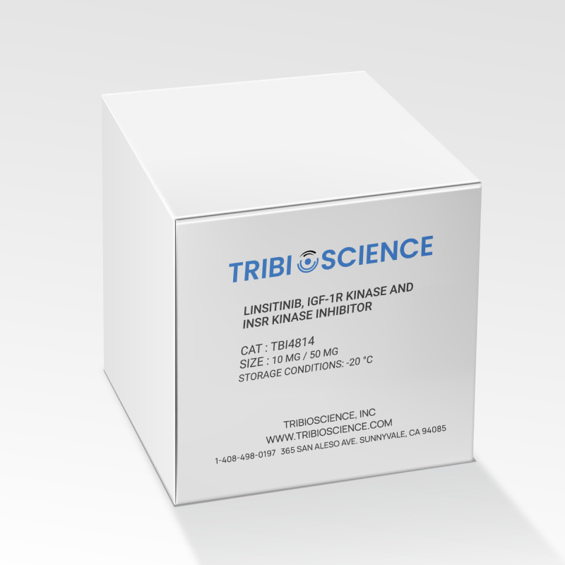Linsitinib, IGF-1R kinase and InsR kinase inhibitor (TBI4814)