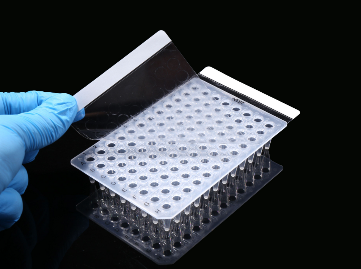 NEST PCR sealing film, Adhesive / Heat Sealing, 100 /pk, 500/cs